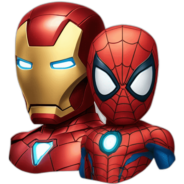 Iron man et spider man emoji