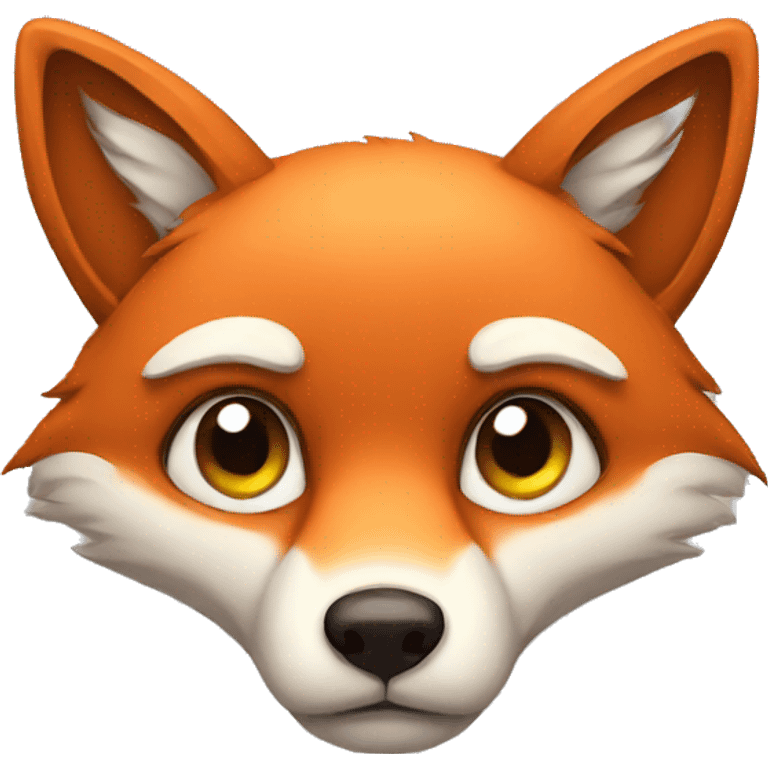 sad fox emoji