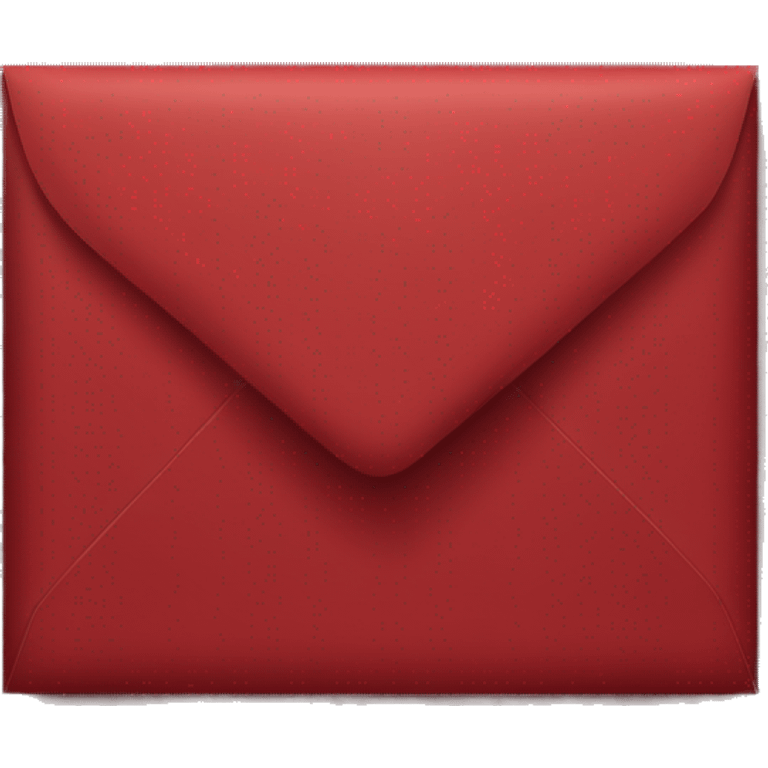 Dark red envelope emoji