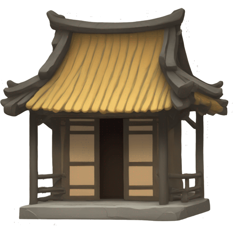 Chinese-style hut emoji