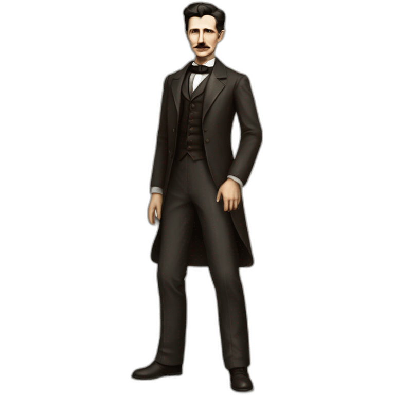 nikola tesla full body realistic emoji