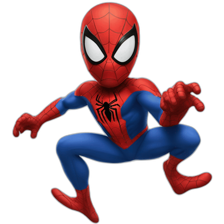 Rainbow spider-man emoji