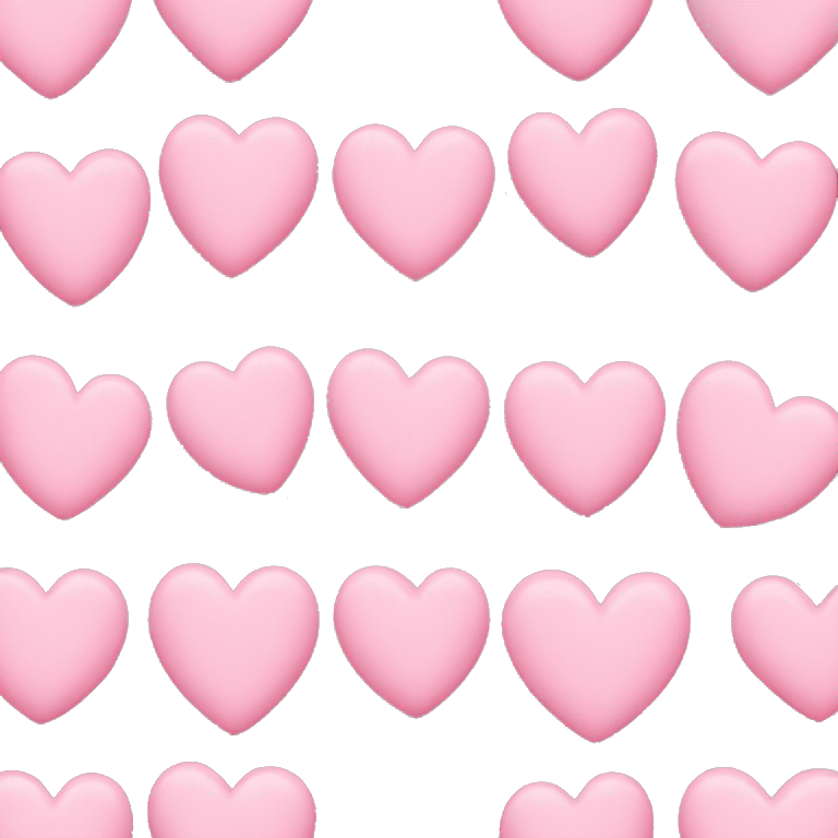 Baby pink heart  emoji