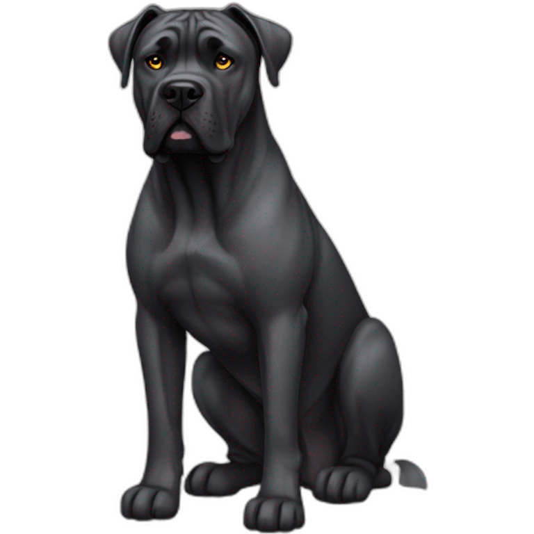 Dog Cane Corso full body emoji