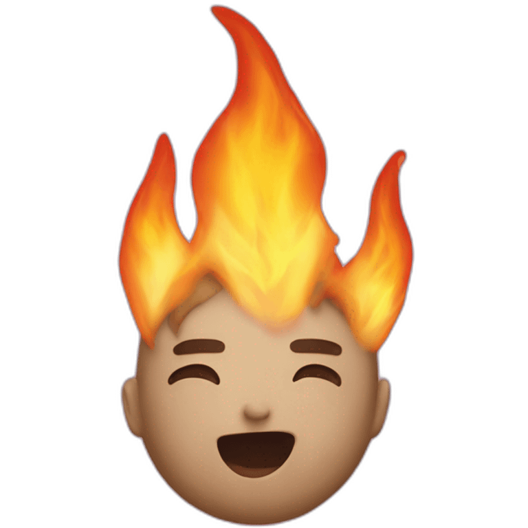 Flamme coeur emoji