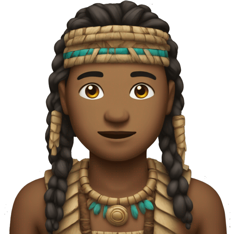 Generate an emoji of a tribe leader (whole body)+ emoji