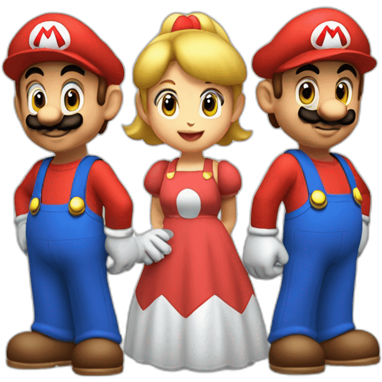 Four children playing super Mario wonder emoji