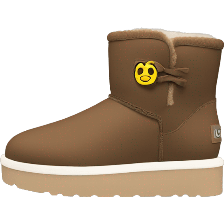 ugg ultra mini platform emoji