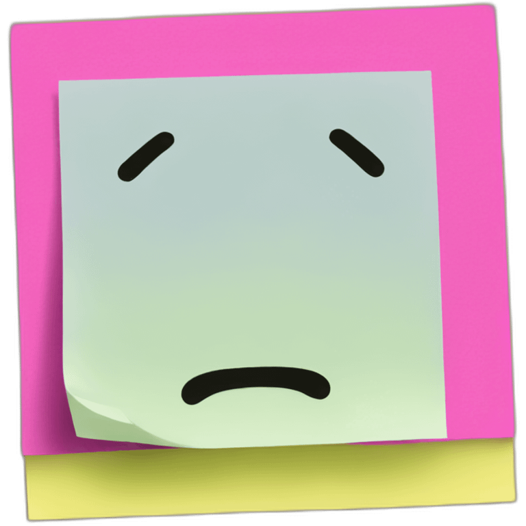 post-it emoji