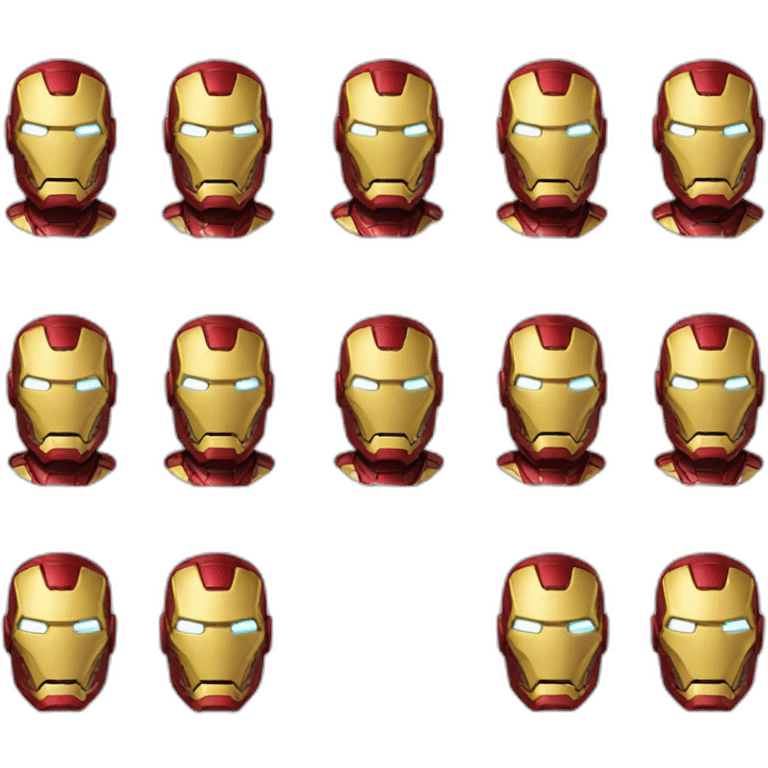 Iron man emojis emoji