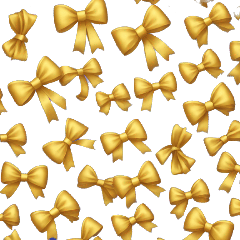 gold bow emoji