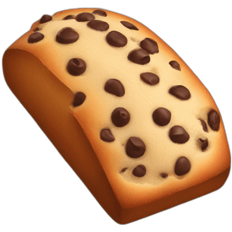 Chocolate chip bread emoji