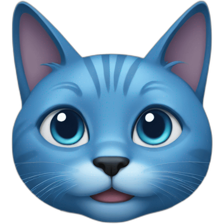 blue cat emoji