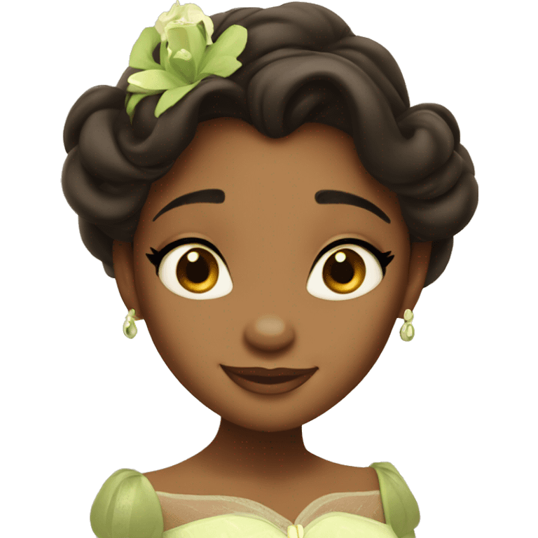 Tiana from Princess and The Frog emoji