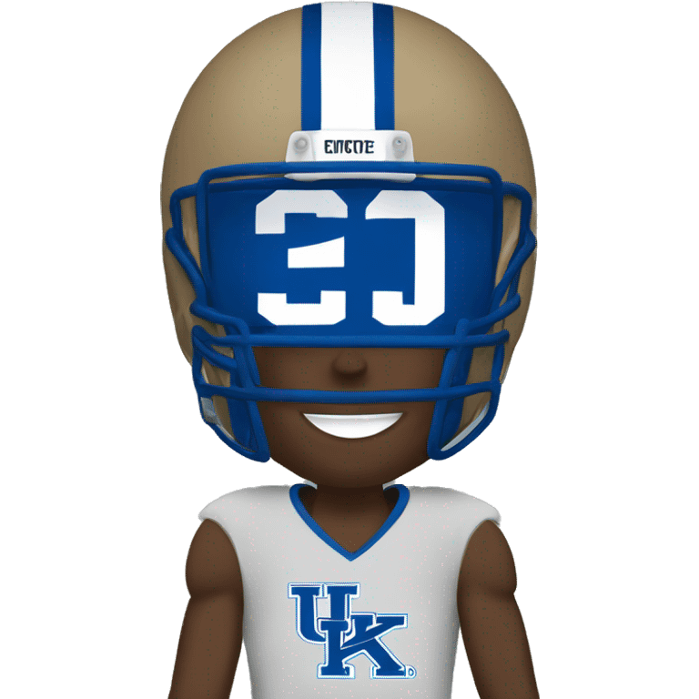 University of Kentucky football player emoji