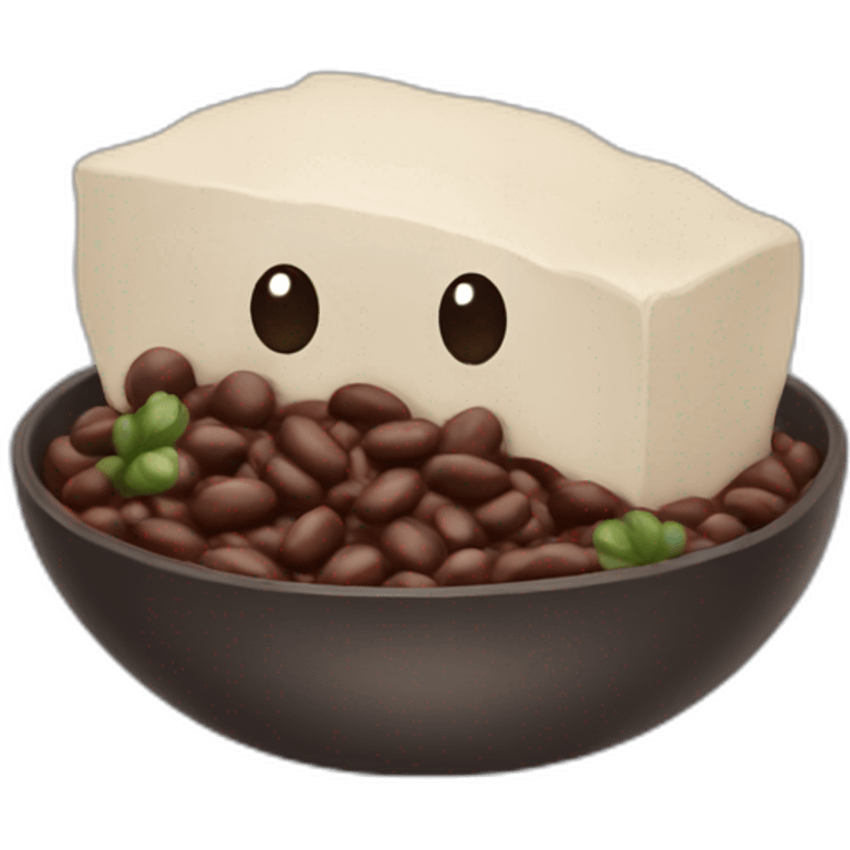 black bean frijoles emoji