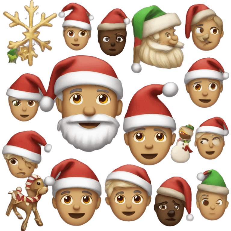 Christmas emojis emoji