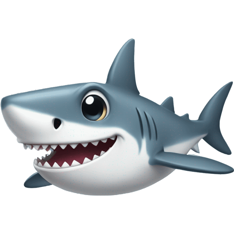 cute shark emoji