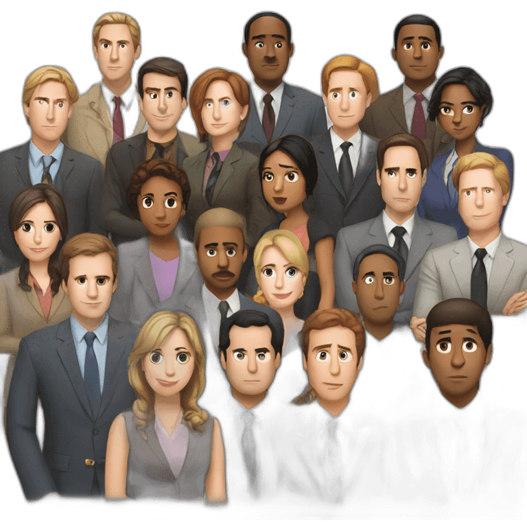 the office cast emoji