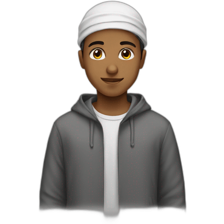 Muslim boy like emoji