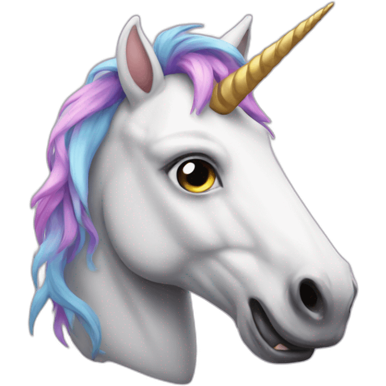 ugly unicorn emoji