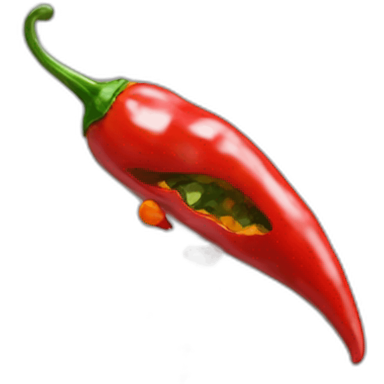 cat-eating-chilli-pepper emoji