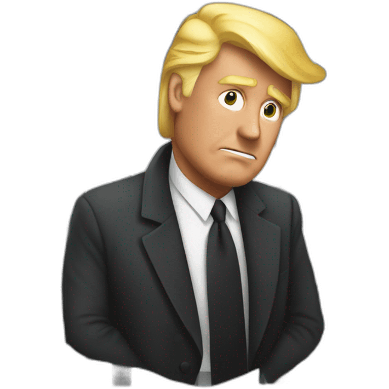 Trump going to jail emoji