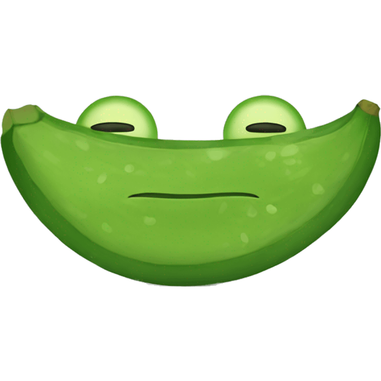 Relaxing smiley emoji with cucumbers on the eyes  emoji