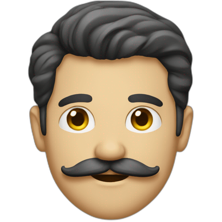 homme avec une petite moustache emoji