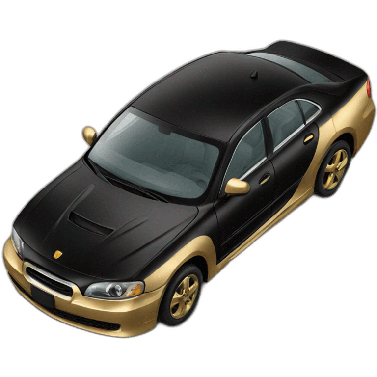 car black gold emoji