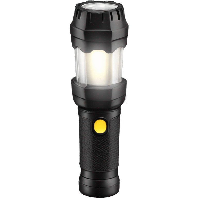 Realistic camping flashlight emoji