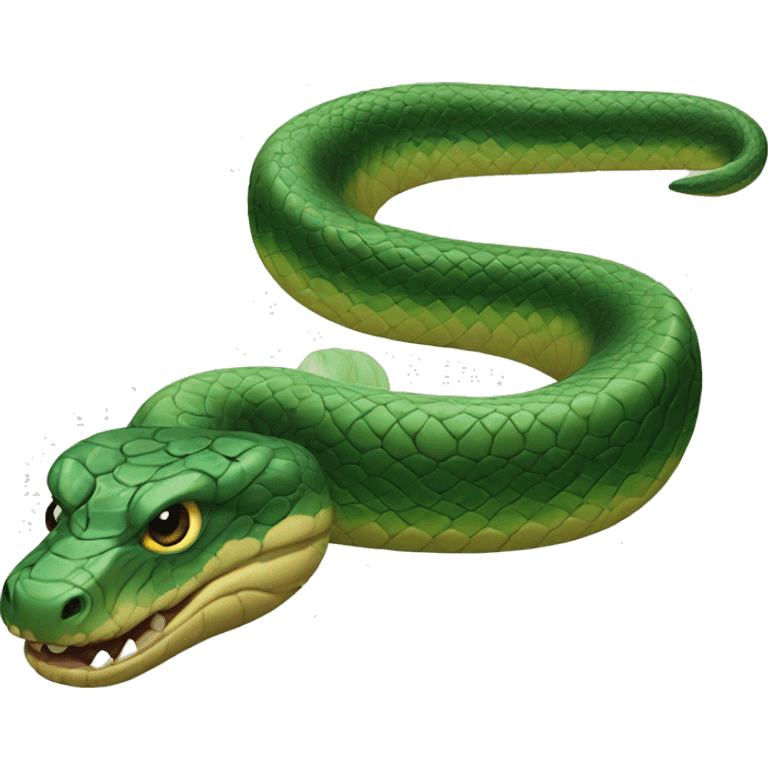 Serpiente pitón bola emoji