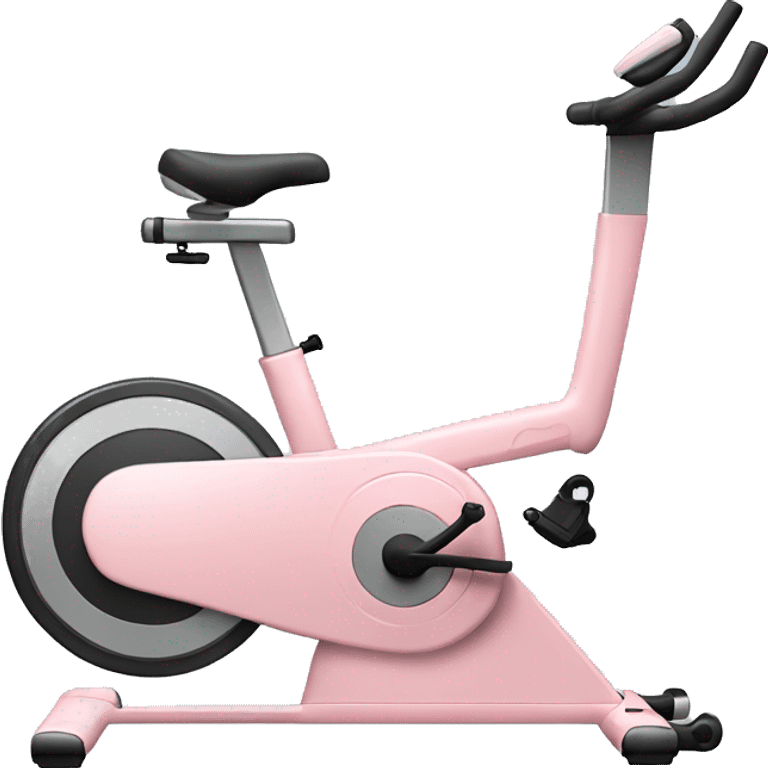 light pink stationary bike emoji