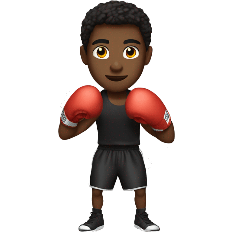 

20 year old dark-skinned young man boxing

 emoji