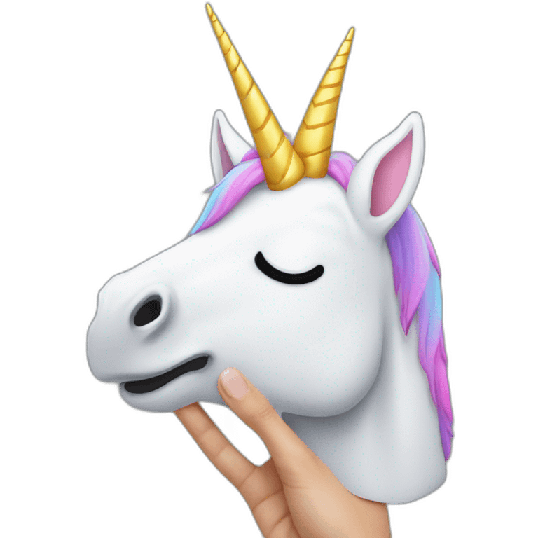 unicorn face palm emoji