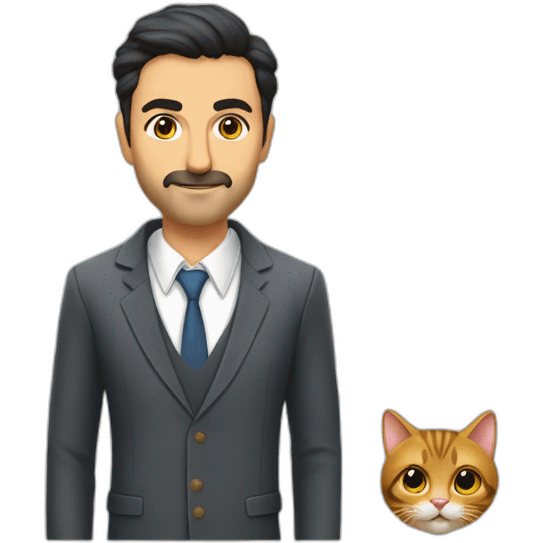 uzay boşluğunda süzülen kedi emoji