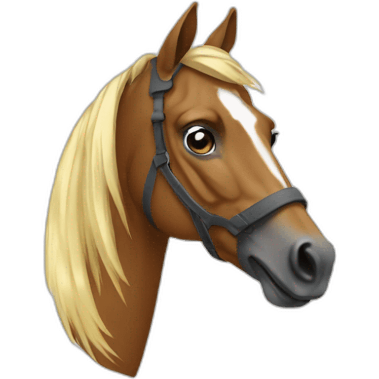 Dj horse emoji