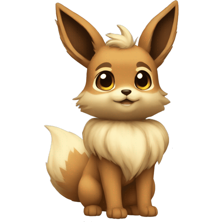 Chibi Eevee full body emoji