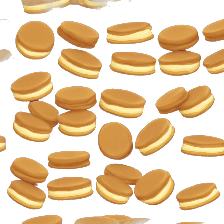 Alfajor dulce de leche emoji