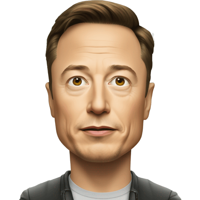 image of Elon musk with trees emoji