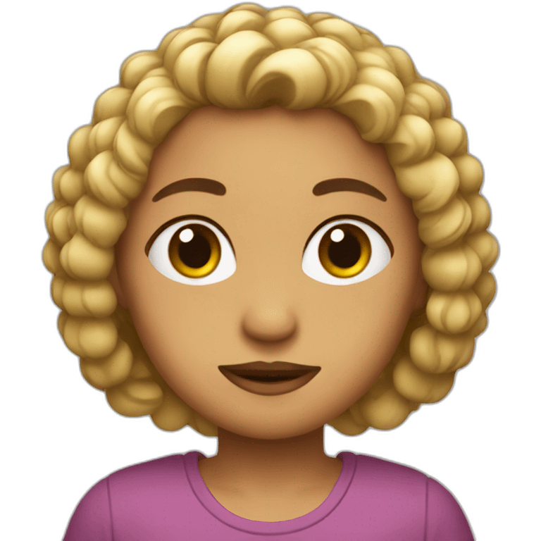 Pili rubia emoji