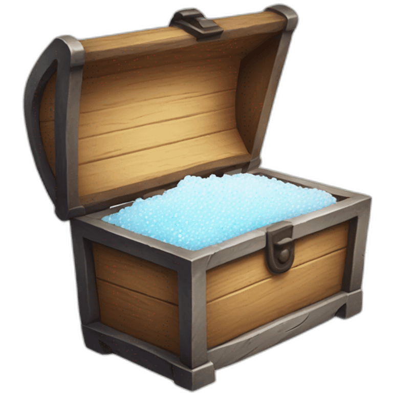 sea salt in the precious chest emoji