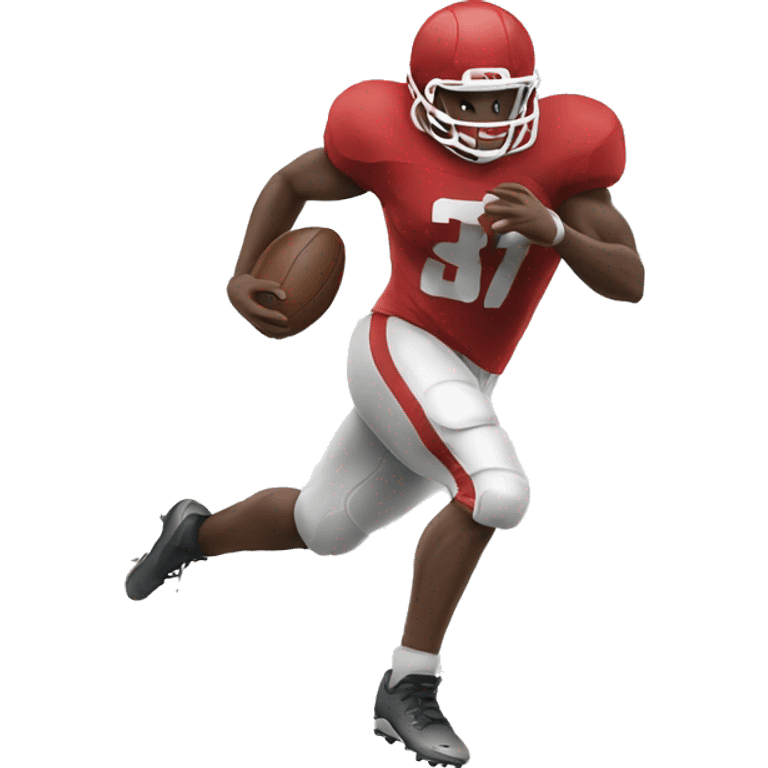 football player running with ball emoji