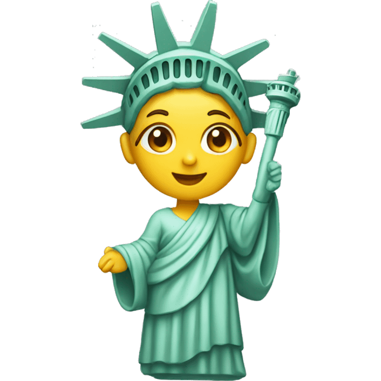 statue of liberty, ios emoji emoji