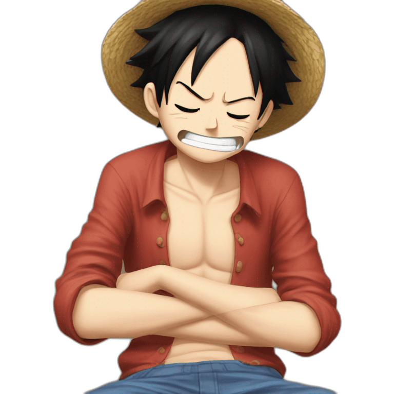 Luffy qui dort emoji