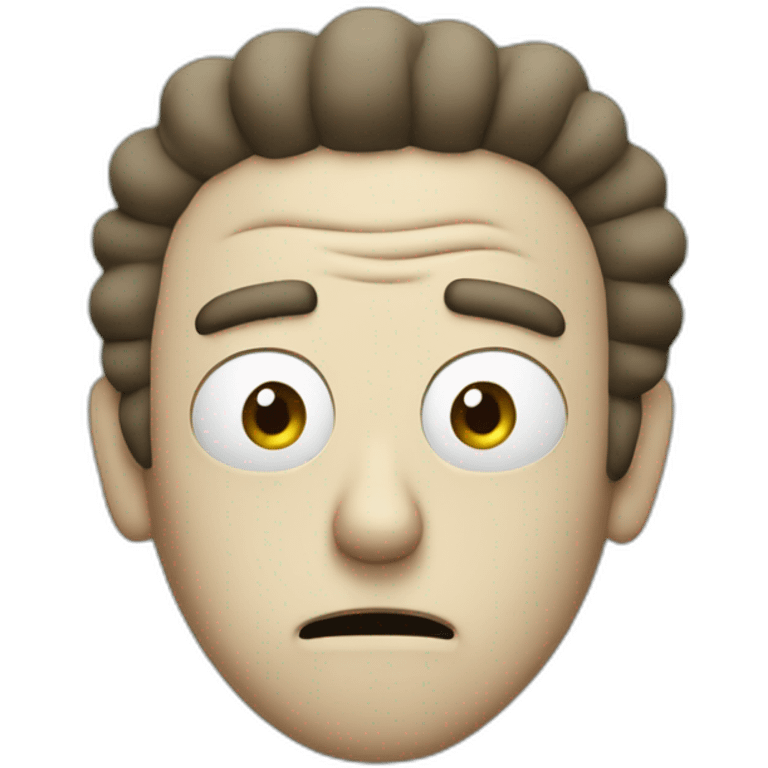 face of rick from rick and morty emoji