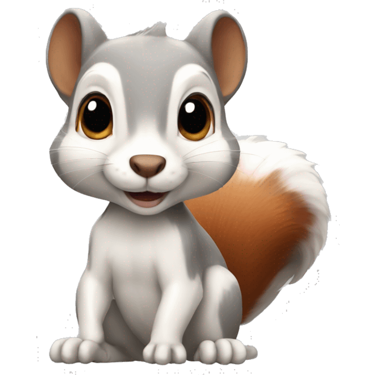 piebald squirrel emoji