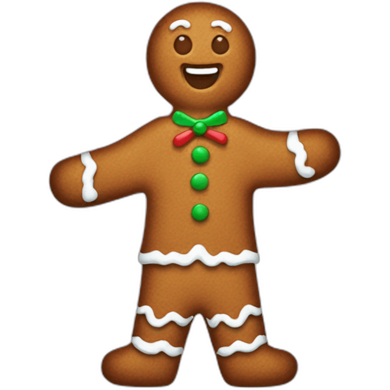 christmas-gingerbread-man-full body emoji