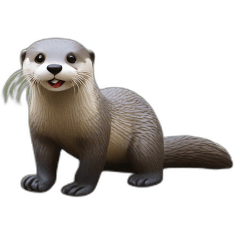 Loutre sur loup emoji