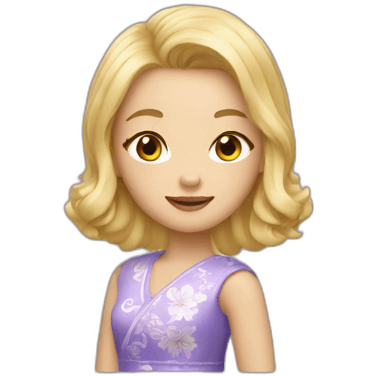 Chinois blond emoji